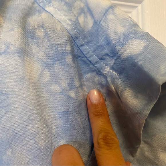 Thread and supply tie dye button down top - Picture 9 of 9